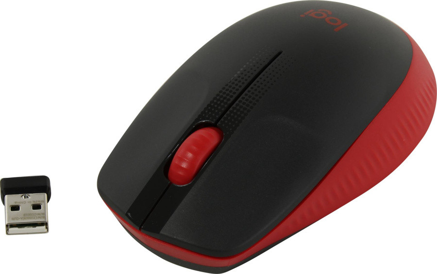 Манипулятор Logitech Wireless Mouse M190 Red (RTL) USB 3btn+Roll беспроводная 910-005908 - фото 1 - id-p203911663