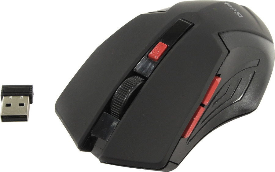 Манипулятор Defender Accura Wireless Optical Mouse MM-275 (RTL) USB 6btn+Roll Красный 52276 - фото 1 - id-p212714886
