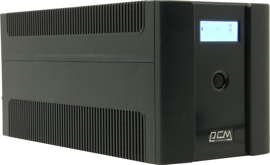 ИБП UPS 1025VA PowerCom Raptor RPT-1025AP LCD EURO +USB+защита телефонной линии/RJ45 (1107532) - фото 1 - id-p212698603