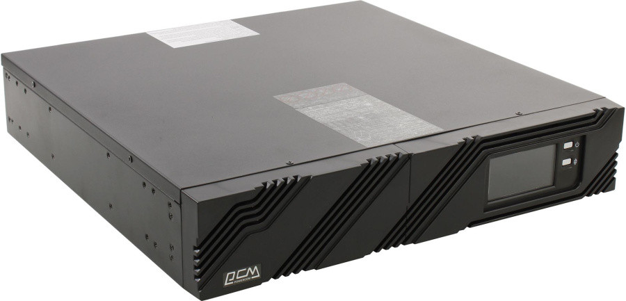 ИБП UPS 1500VA PowerCom SMART KING PRO+ PR-1500 LCD, Line-Interactive, 1500VA/1200W, Rack/Tower, IEC 8*C13, - фото 1 - id-p222067335