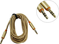 JETACCESS JA-AC02 2м Gold Кабель Jack3.5-M -- Jack3.5-M 2м