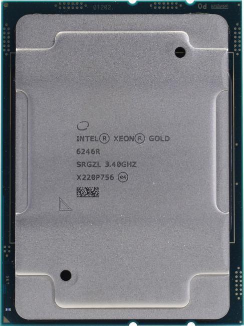 Процессор CPU Intel Xeon Gold 6246R 3.4 GHz/16core/16+35.75Mb/205W/10.4 GT/s LGA3647 - фото 1 - id-p222319330