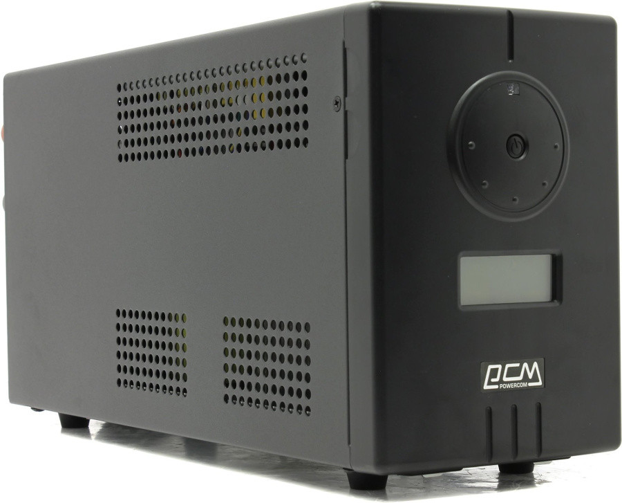 ИБП UPS 500VA PowerCom Infinity INF-500 LCD, USB, без АКБ, Line-Interactive, 500VA/300W, Tower, Schuko - фото 1 - id-p222074357