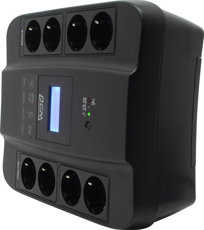 ИБП UPS 900VA PowerCom Spider SPD-900U LCD USB +USB +защита телефонной линии/RJ45 (1456263) - фото 1 - id-p222074367