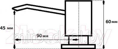 Дозатор встраиваемый в мойку GranFest Круглый 002 - фото 2 - id-p222319910