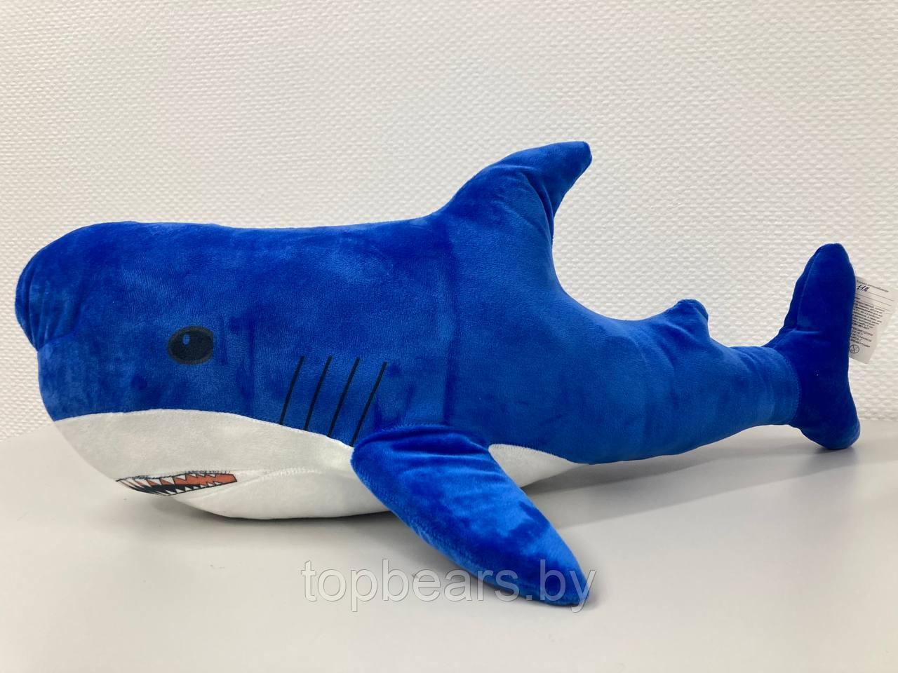 Мягкая игрушка Акула 75см topBear №116 синяя - фото 1 - id-p177972422