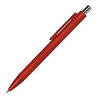 Ручка шариковая Snap матовая, металл, красный/серебро