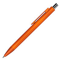 Ручка шариковая Snap матовая, металл, оранжевый/серебро