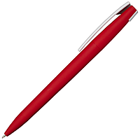 Ручка шариковая, пластик, софт тач, красный/белый, Z-PEN