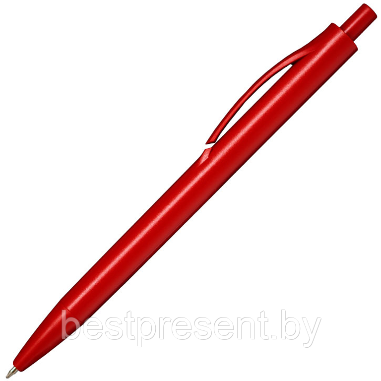 Ручка шариковая Хит, пластиковая, красная - фото 1 - id-p222323695