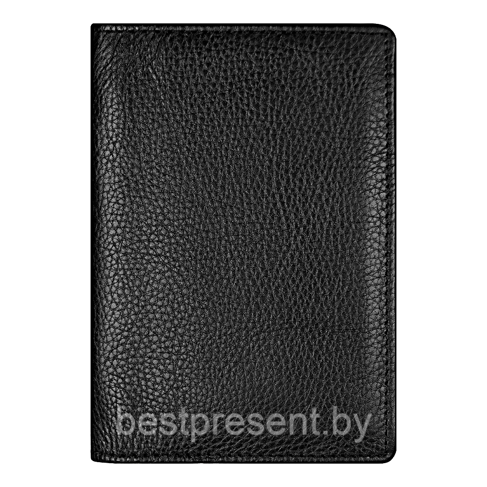Обложка для паспорта Leather Trend из нат. кожи, черный - фото 1 - id-p222325613