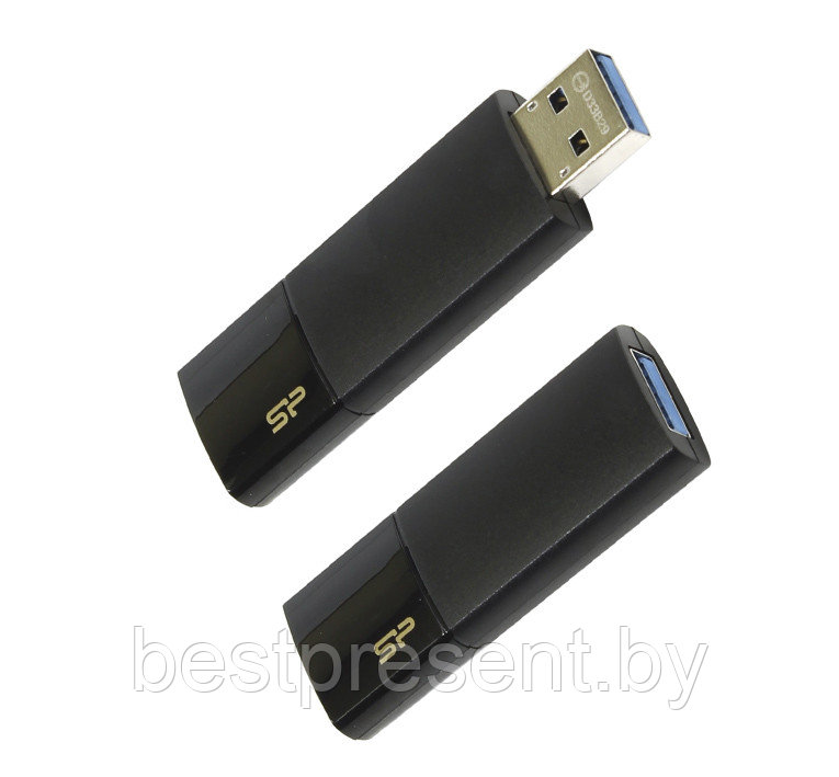 Флеш накопитель USB 3.0 Silicon Power Blaze B05, пластик, черный - фото 1 - id-p222324717