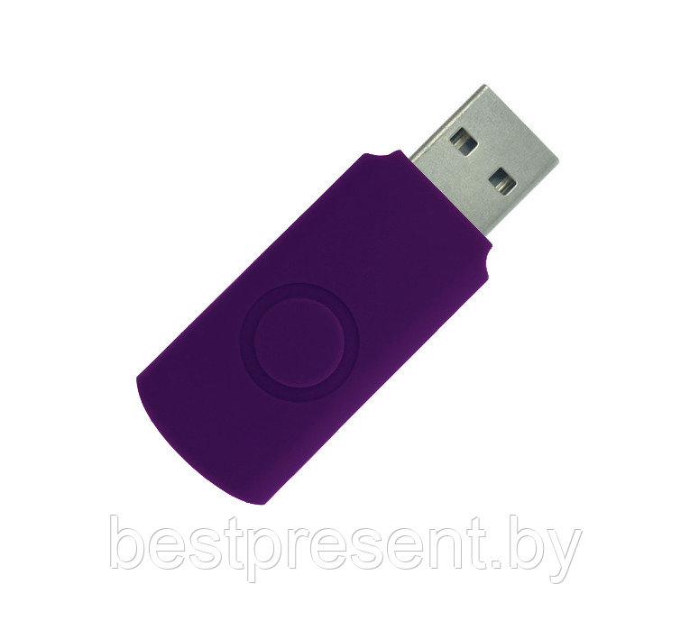 Корпус для флеш накопителя Twister 8GB, пластик Софт Тач, фиолетовый - фото 1 - id-p222324762