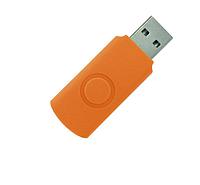 Корпус для флеш накопителя Twister 32GB, пластик Софт Тач, оранжевый