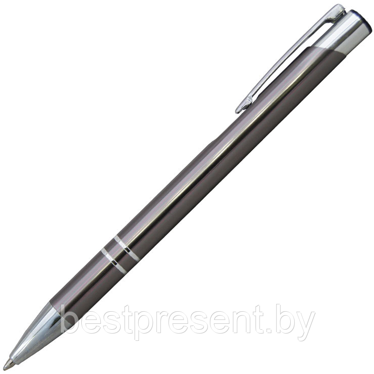 Ручка шариковая, COSMO HEAVY, металл, серый/серебро - фото 1 - id-p222323926