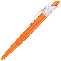 Ручка шариковая, пластик, оранжевый/белый, GLADIATOR