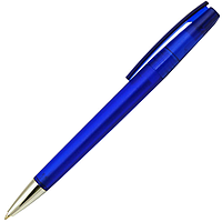 Ручка шариковая, пластик, фрост, синий/серебро, Z-PEN