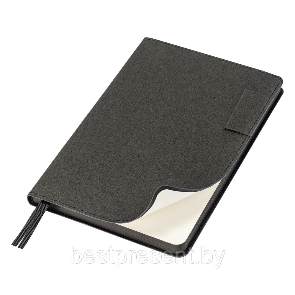 Ежедневник Flexy Tenero Savana A5, черный, недатированный, в гибкой обложке с петлей для ручки - фото 1 - id-p222324936
