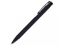 Ручка шариковая, COSMO HEAVY Soft Touch, металл, черный/черный