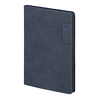 Ежедневник Flexy Tenero Suede A5, синий, недатированный, в гибкой обложке с петлей для ручки