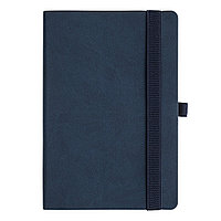 Ежедневник Flexy Line Linen А5, синий, недатированный, в гибкой обложке, с резинкой и петлей для ручки