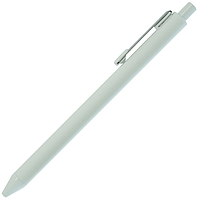 Ручка шариковая, пластик, софт тач, белый/серебро, INFINITY