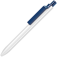 Ручка шариковая, пластик, белый/синий Eris
