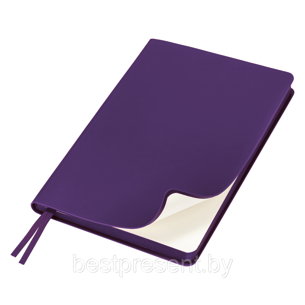 Ежедневник Flexy Milano А5, фиолетовый, недатированный, в гибкой обложке - фото 1 - id-p222325082