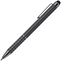 Ручка шариковая, металл, SHORTY с функцией ТАЧПЕН, серый