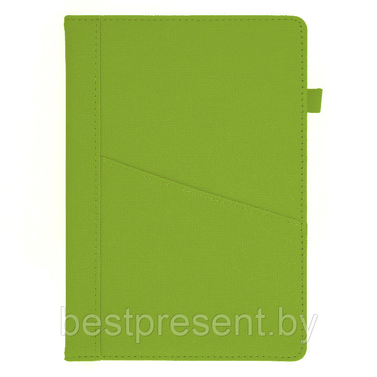 Ежедневник Smart Geneva Ostende А5, светло-зеленый, недатированный, в твердой обложке с поролоном - фото 1 - id-p222325108