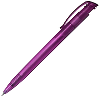 Ручка шариковая, пластик, фрост, фиолетовый, Puro