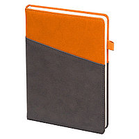 Ежедневник Smart Porta Nuba Latte А5, серый/оранжевый, недатированный, в твердой обложке