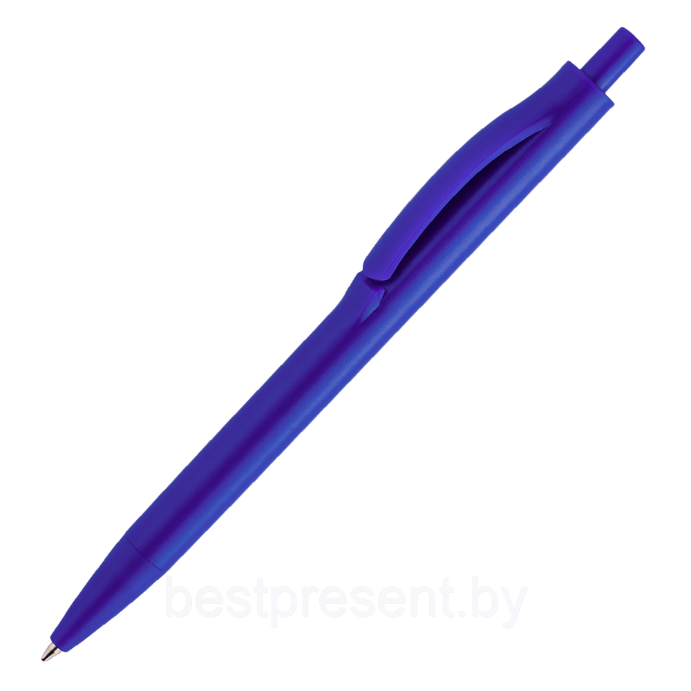Ручка шариковая IGLA COLOR, пластиковая, синий - фото 1 - id-p222325228