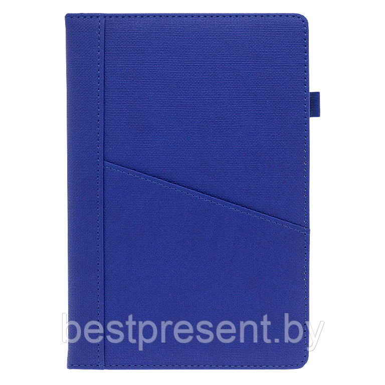 Ежедневник Smart Geneva Ostende А5, ярко-синий, недатированный, в твердой обложке с поролоном - фото 1 - id-p222324402