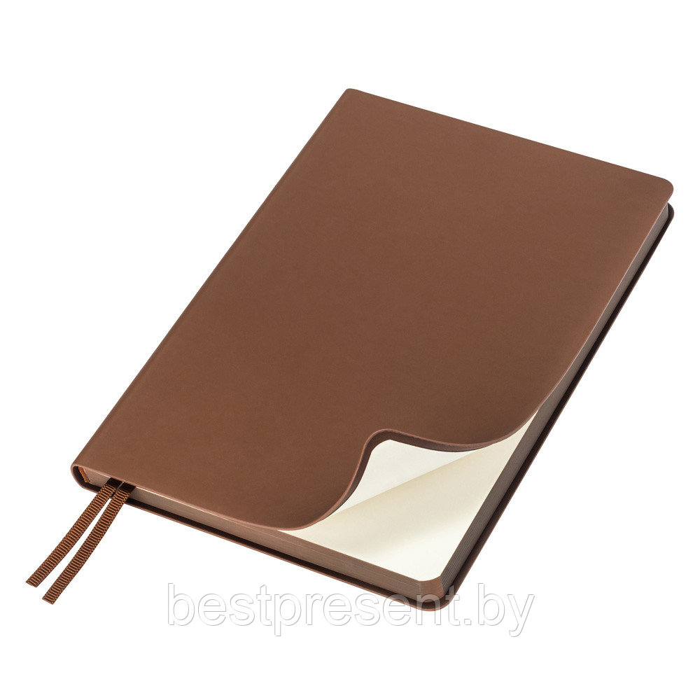 Ежедневник Flexy Soft А5, коричневый, недатированный, в гибкой обложке - фото 1 - id-p222324459