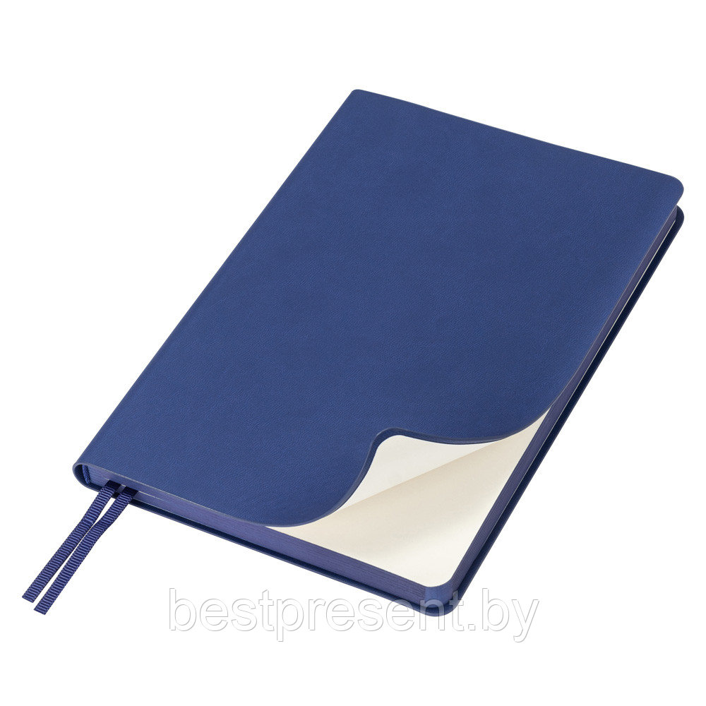 Ежедневник Flexy Latte Soft Touch B6, синий, недатированный, в гибкой обложке - фото 1 - id-p222325462