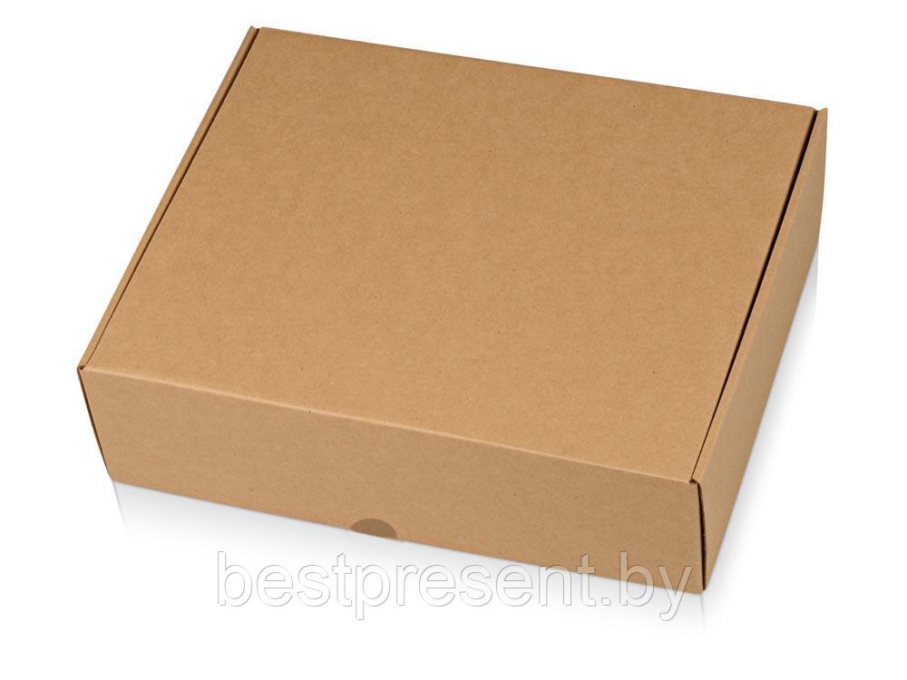 Коробка подарочная крафтовая, размер 285х250х80мм, самосборная - фото 1 - id-p222325463