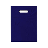 Пакет ПВД 30*40+3, 80 мкм, темно-синий, pantone 2766 C