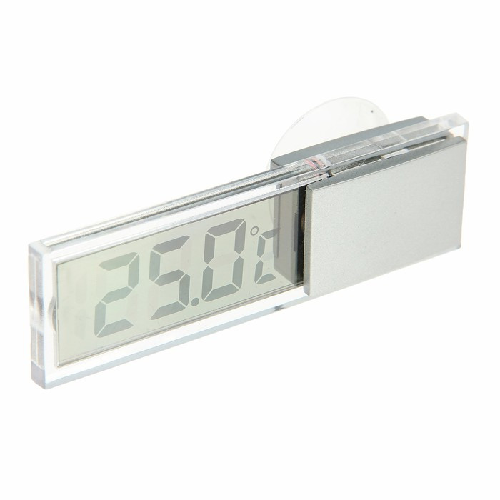 Термометр Luazon LTR-17, электронный, на присоске, прозрачный - фото 2 - id-p222326299