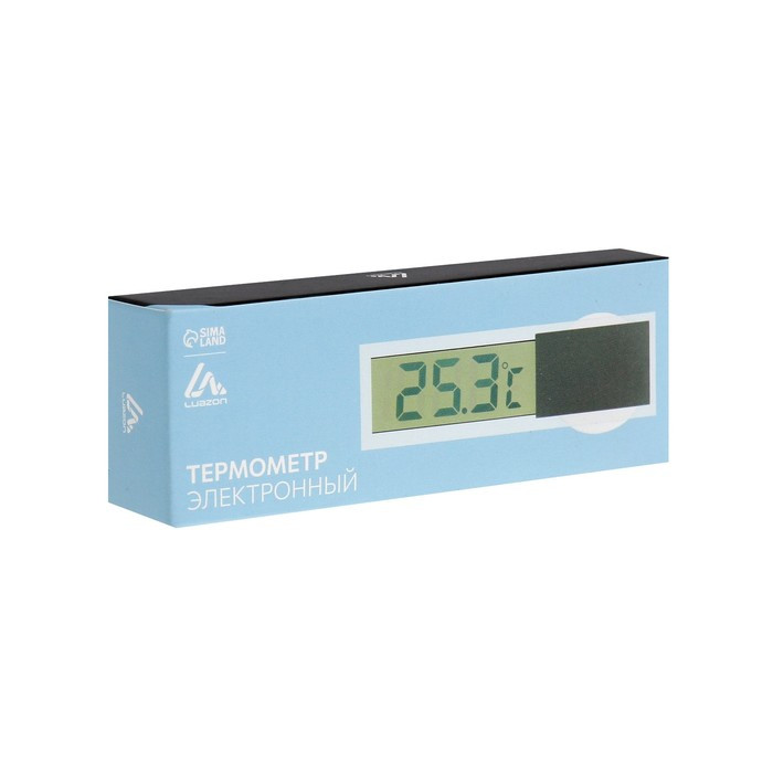 Термометр Luazon LTR-17, электронный, на присоске, прозрачный - фото 6 - id-p222326299