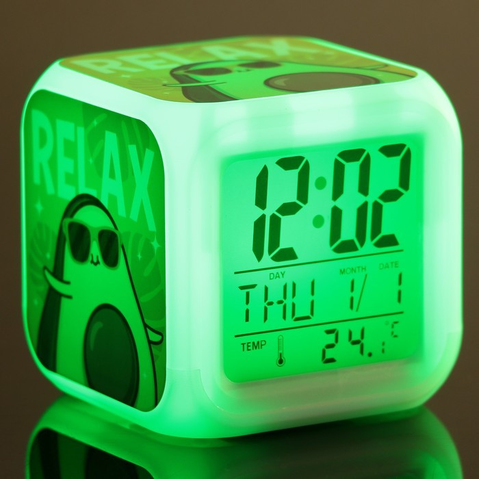 Электронные часы-будильник «Relax», с подсветкой - фото 9 - id-p222326372