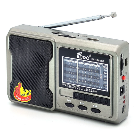 fm радиоприемник цифровой укв всеволновой недорогой с блютуз радио хорошим приемом