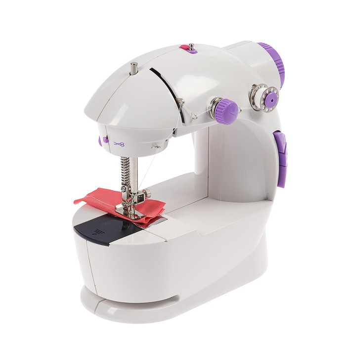 Швейная машинка Luazon LSH-03, 6 Вт, полуавтомат, 2 скорости, 4xАА или 220 В, белая - фото 3 - id-p222326422