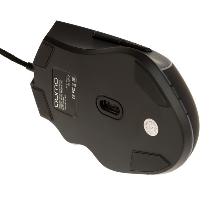 Мышь Qumo Medusa M81, игровая, проводная, 7 кнопок, подсветка, 3200 dpi, USB, чёрная - фото 6 - id-p222333689