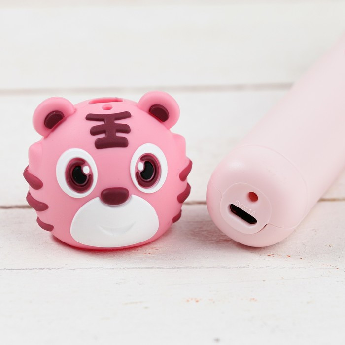 3D ручка Тигрёнок, работа с пластиком PLA, USB кабель питания, розовая - фото 5 - id-p222333747
