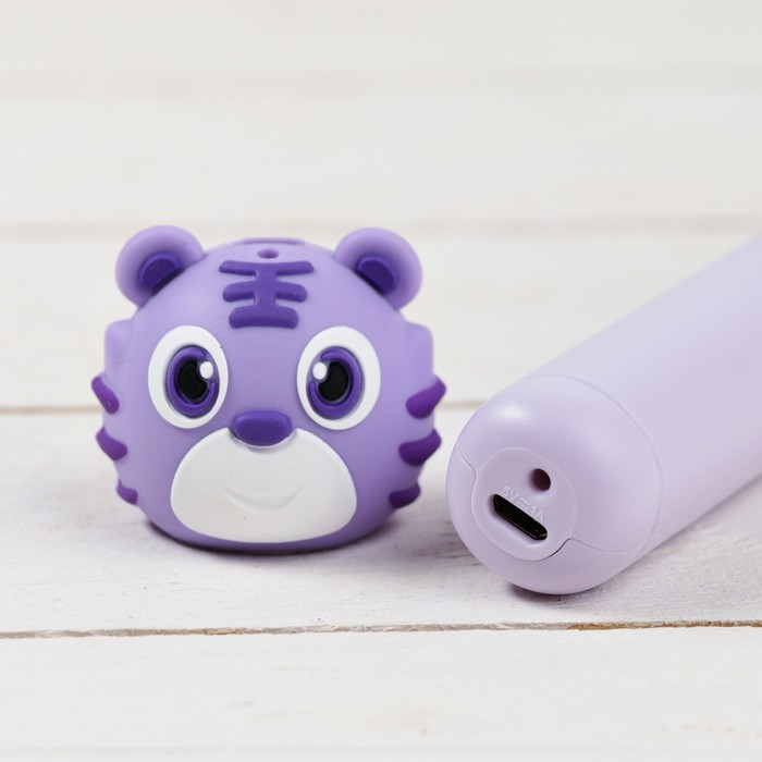 3D ручка Тигрёнок, работа с пластиком PLA, USB кабель питания, фиолетовая - фото 5 - id-p222333748
