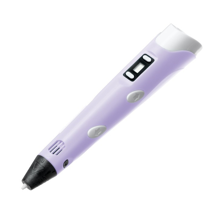 Комплект 3Д ручка NIT-PEN2 фиолетовая + пластик ABS 10 цветов по 10 метров - фото 3 - id-p222333750