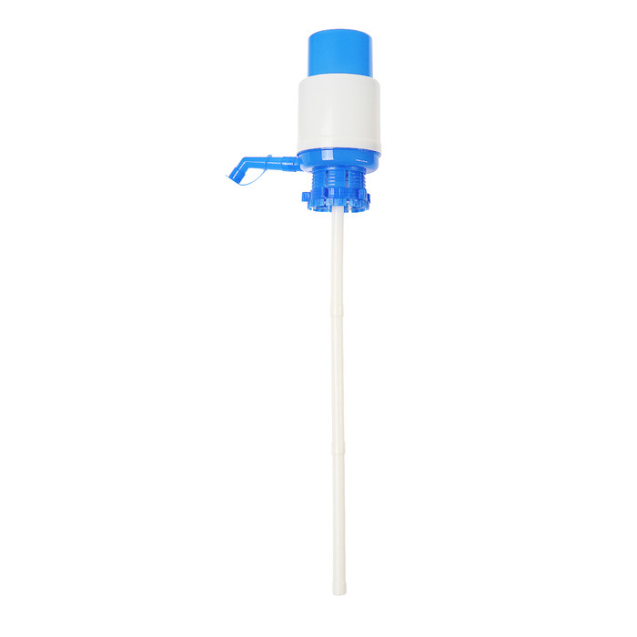 Помпа для воды Luazon, механическая, средняя, под бутыль от 11 до 19 л, голубая - фото 3 - id-p222335307