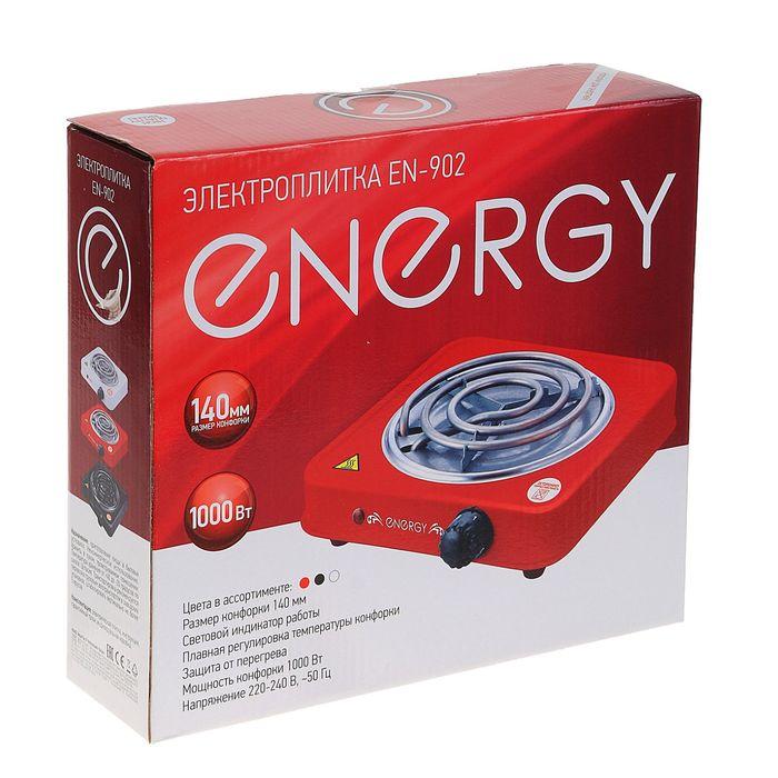 Плитка электрическая ENERGY EN-902R, 1000 Вт, 1 конфорка, красная - фото 5 - id-p222335679
