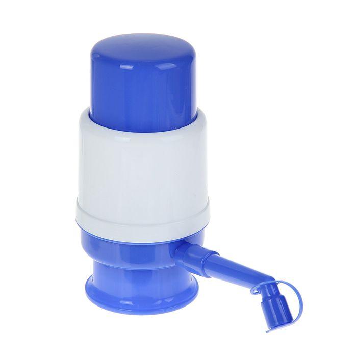 Помпа для воды LESOTO Mini, механическая, под бутыль от 11 до 19 л, голубая - фото 1 - id-p222335314